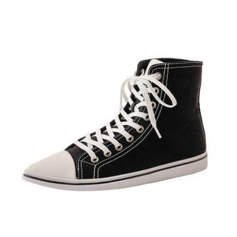 Sneakers Ladies Lace-up Casual Shoes Breathable-BS01439-Veeddydropshipping