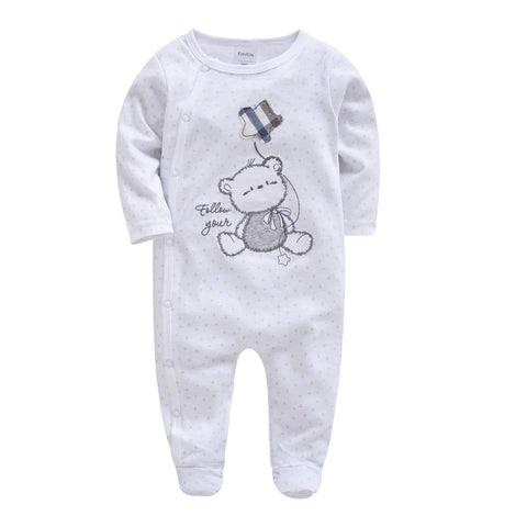Newborn Baby Girl Rompers Cartoon Infant Boy Jumpsuit Roupas-TB00283-Veeddydropshipping