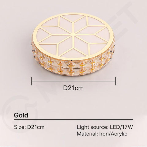 Crystal Ceiling-lamp LED  Glass Chandelier-TI00277-Veeddydropshipping