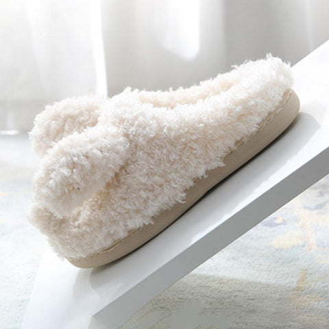 Fluffy Slippers Winter Warm Couple Shoes Woman Indoor-BS01148-Veeddydropshipping
