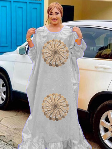 Maternity Dress Dashiki Robe Evening Gowns-WF01684-Veeddydropshipping