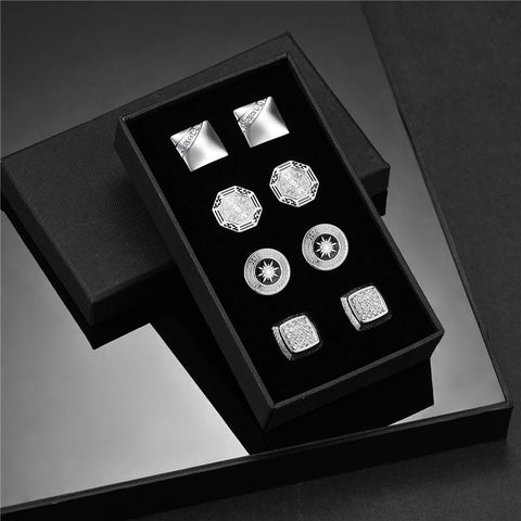 Luxury For Mens Man Shirt Cufflink Wedding Guest Gifts -JW01311-Veeddydropshipping