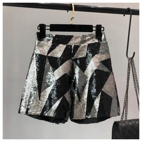 Women High Waist Casual Short Pant-WF00628-Veeddydropshipping