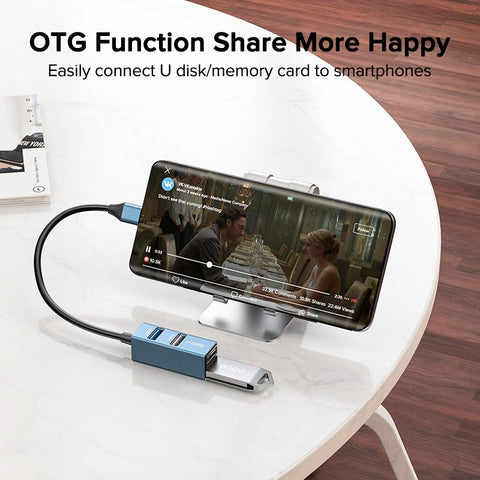 USB 3.0 HUB Splitter USB-C Adapter Dock -CO00139-Veeddydropshipping