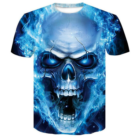 Fashion Round Neck T-Shirts Casual Gothic Death-MF00223-Veeddydropshipping