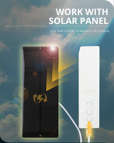 WiFi Smart Roller Shade Driver Solar Panel-TI00737-Veeddydropshipping