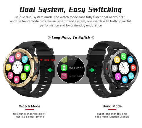 Touch ScreenBluetooth Sports Dual Camera Gaming Watch-JW00844-Veeddydropshipping