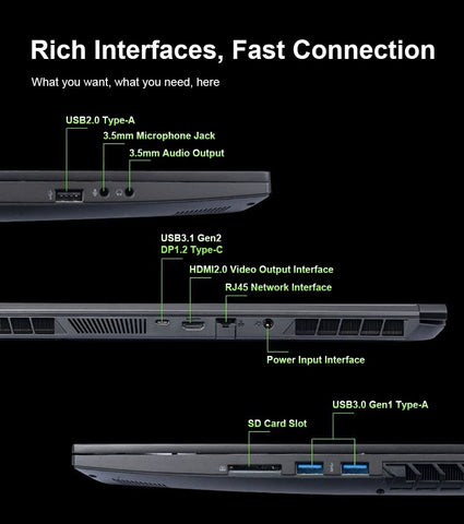 Gaming Laptop  Generation  GPU   Notebook WiFi6 Ultrabook-CO00318-Veeddydropshipping