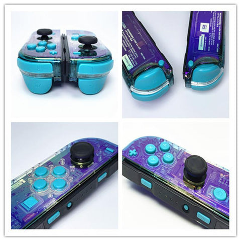 Blu-ray Gradient Shell For Nintendo Switch NS Joy Cons Controller Hard Plastic Housing-CE01511-Veeddydropshipping