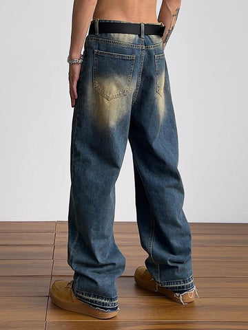 Men Hip Hop Wide Leg Y2k Streetwear Fashion Loose-MF00666-Veeddydropshipping