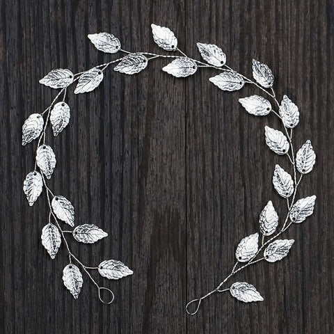 Tiaras Leaves Wedding Hair Accessories Women Hair Jewelry -JW00530-Veeddydropshipping