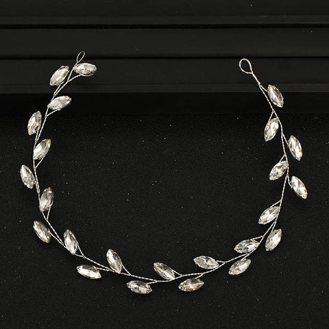 Headbands Wedding Handmade Crystal Women Hair Jewelry  -JW00509-Veeddydropshipping