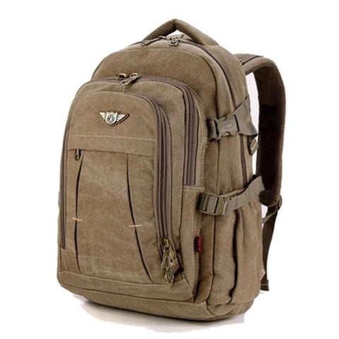 Backpack Zipper Rucksacks Laptop Travel Shoulder Mochila-BS00279-Veeddydropshipping