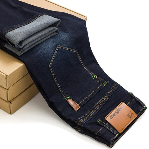 Jeans Business Casual Stretch Slim Denim Pants-MF00640-Veeddydropshipping