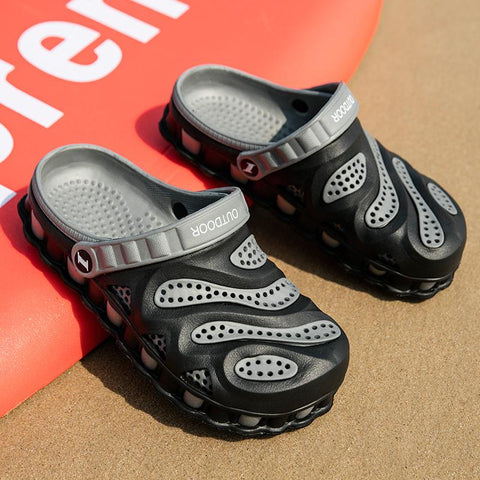 Clogs Plus Size 46 Beach Men Sandals Lightweight Rubber Flip Flop-BS01502-Veeddydropshipping