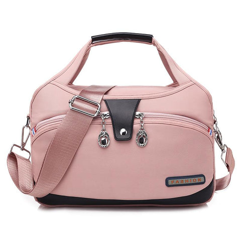 Fashion Leisure Oxford Cloth Shoulder Bag Messenger Top Handle Tote-BS00114-Veeddydropshipping