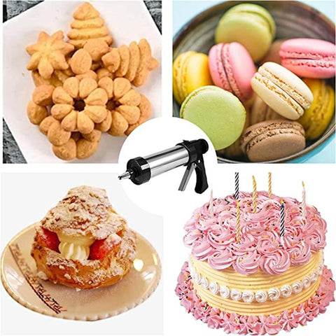 Stainless Steel Cookie Decorative Gun Biscuit-HA01200-Veeddydropshipping