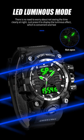 Outdoor Sport Quartz Man Watches Waterproof Dual Display-JW00795-Veeddydropshipping