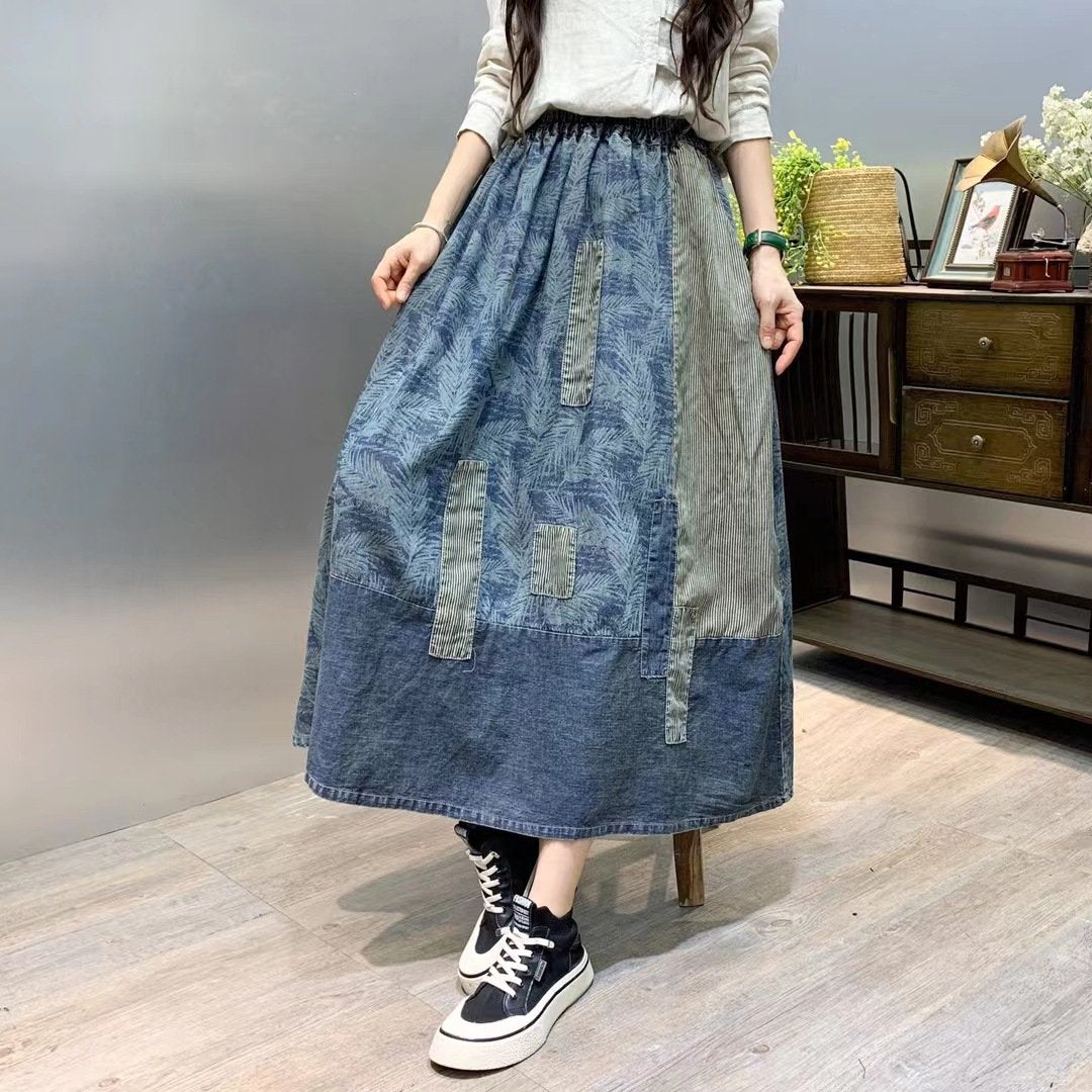Female Tide A-Line Skirt Fashion-WF00647-Veeddydropshipping