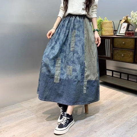 Female Tide A-Line Skirt Fashion-WF00647-Veeddydropshipping