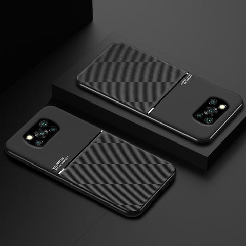 Luxury Business Shock Anti-fall Phone Case For Xiaomi Poco X3 Nfc Pro-PA00339-Veeddydropshipping
