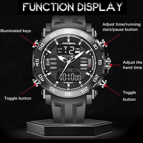 Watch 50m Waterproof Wristwatch Quartz Clock Sport Watch-JW00813-Veeddydropshipping