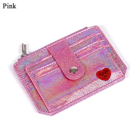 Credit Card Holder Crystal Color Multi Card Slim Wallet Bus ID-BS00613-Veeddydropshipping