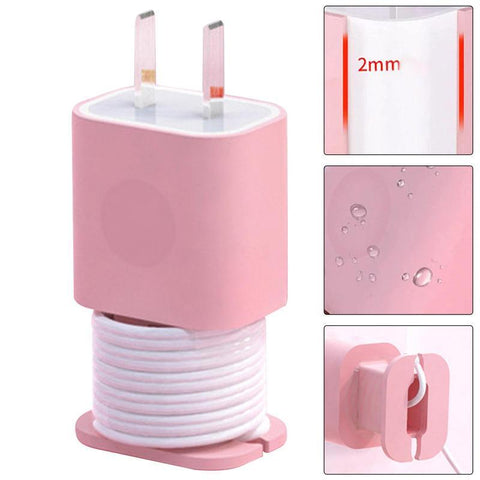 Silicone Charger Protector Combine Protector Wire Collector-HA00839-Veeddydropshipping