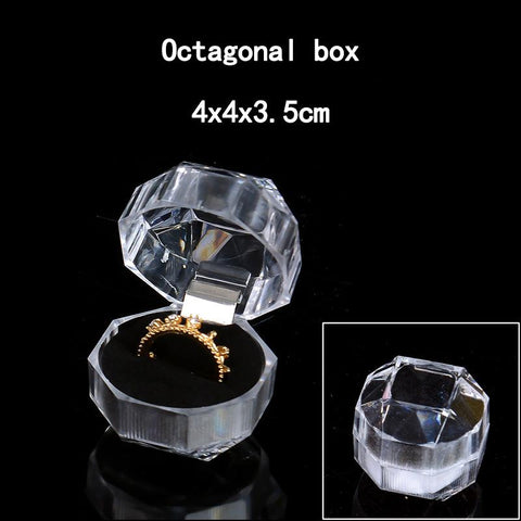 transparent ring box jewelry storage box packaging gift-JW01680-Veeddydropshipping