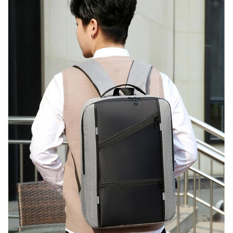 Casual Business Men Computer Backpack 15.6 Inch Laptop Bag-BS00280-Veeddydropshipping