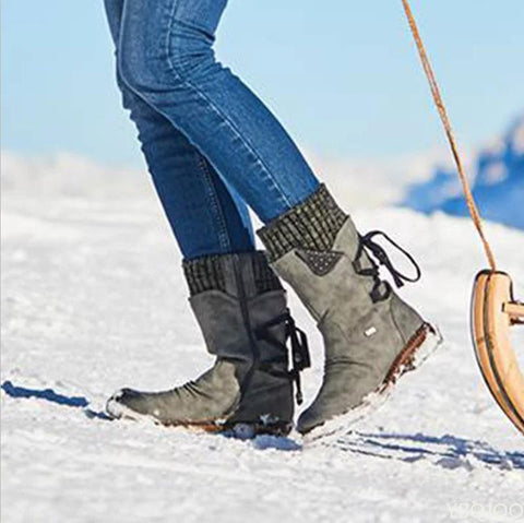 Shoes Ladies Fashion Snow Boots Shoes Thigh High-BS00906-Veeddydropshipping