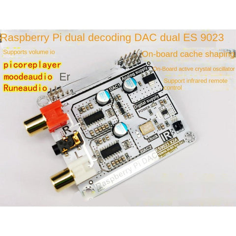 Dual ES9023 DAC I2S Digital Audio Sound Card Expansion Decode Board -CE00922-Veeddydropshipping