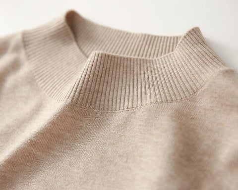 Neck Print Spliced Knitwear Pullovers Threaded Clothing-Veeddydropshipping