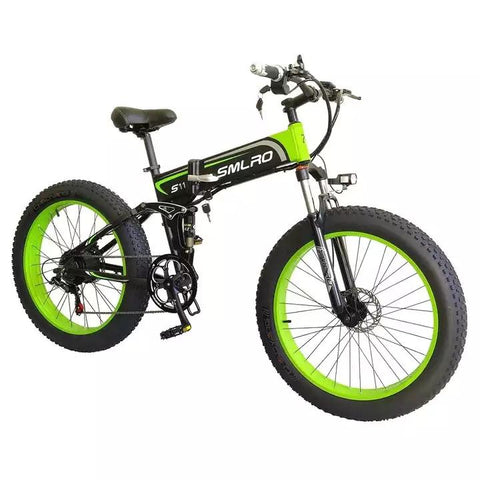 S11 Folding Electric Bike Bicycle 48V 1000W 13AH Battery 26 Inch Fat Tire Foldable -OS01002-Veeddydropshipping