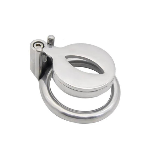 Flat Metal Male Chastity Cage Venting Hole Design Cock Lock Breathable BDSM -BH01247-Veeddydropshipping