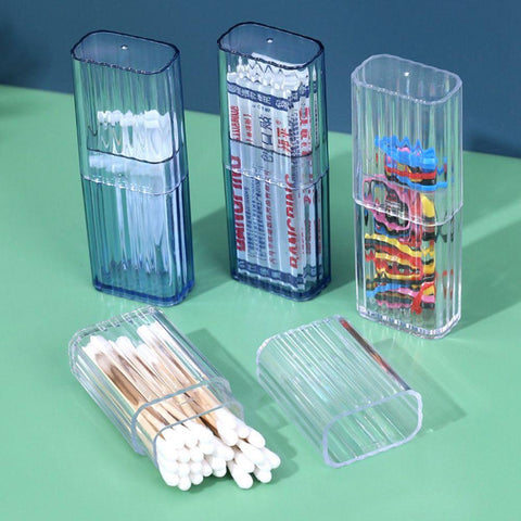 Bathroom Travel Clear Dust-proof Toothpick Container-HA00806-Veeddydropshipping