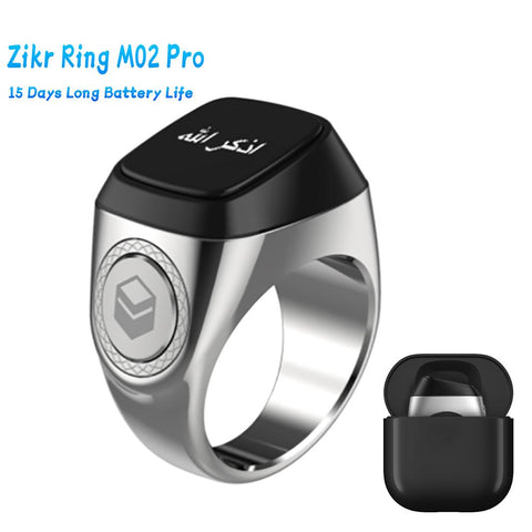 Ring Tasbih Counter with Charging Box Counter Prayer Time Tally Counter -CE00630-Veeddydropshipping
