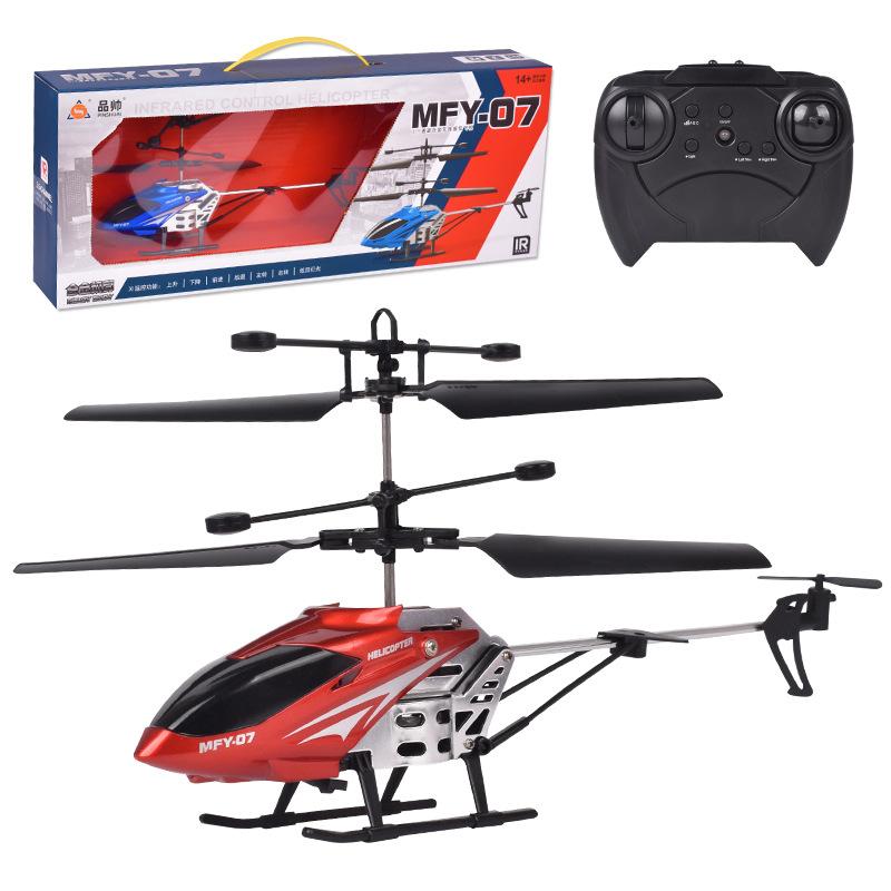RC Helicopter 2.4G Aircraft 3.5CH  RC Plane With Led Light Anti-collision-TB01399-Veeddydropshipping