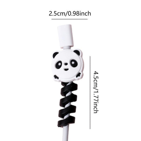 Silicone Data Cable Protective Cover Cartoon Appearance Cable Holder Data Line Cable-PA00884-Veeddydropshipping