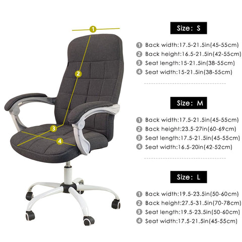 Water Resistant Jacquard Office Chair Cover-HA00395-Veeddydropshipping