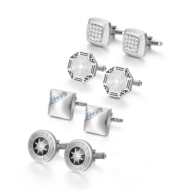 Luxury For Mens Man Shirt Cufflink Wedding Guest Gifts -JW01311-Veeddydropshipping
