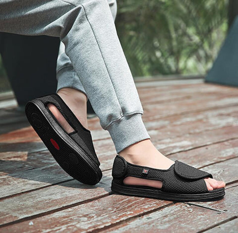 Swollen Feet Wide Magic Stick Shoes Thumb Outside The-BS01538-Veeddydropshipping