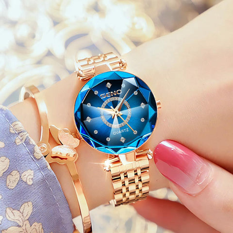 Quartz Watch Wrist Luxury Brand Female Clock Steel -JW01018-Veeddydropshipping