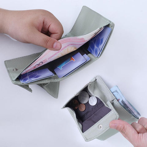 Mini Short Purse Lady Multi-card Bags Large-capacity Coin Purse-BS00201-Veeddydropshipping