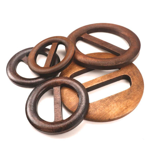 Round Shape Garniture Handmade Wooden Crafts Belt-HA00103-Veeddydropshipping