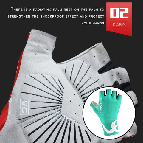 Sport Cycle Half -finger Gloves Gel Sports Bicycle Race Gloves Of Bicycle Mtb Road -OS01027-Veeddydropshipping