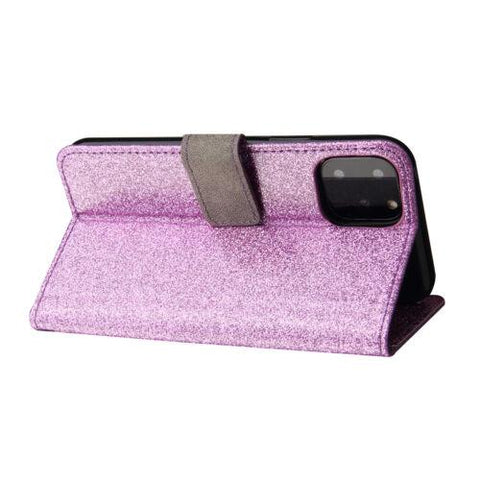 For iPhone 14 Pro Max 13 12 X XS XR 7 Bling Wallet Flip Leather Case Phone Cover-PA00127-Veeddydropshipping