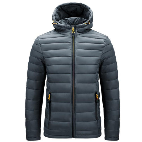 For Men Puffer Male Coat Hooded Padding Plus-MF01169-Veeddydropshipping