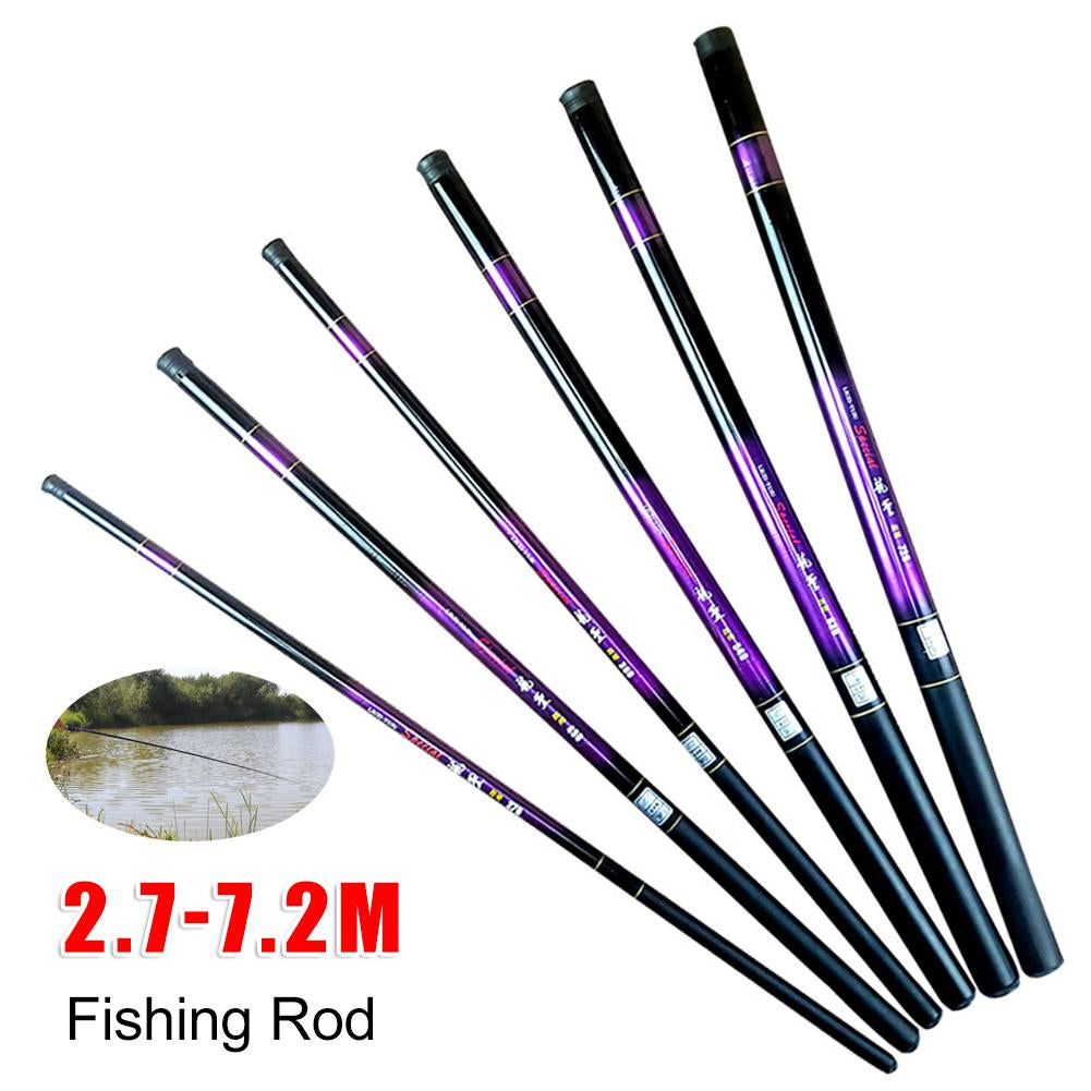 2.4m-5.7m Telescopic Fishing Rods Ultra-light Hard Pole Fishing Pole Carp Rod -OS00350-Veeddydropshipping