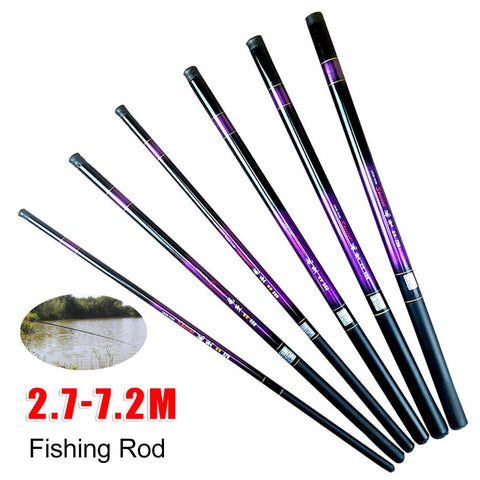 2.4m-5.7m Telescopic Fishing Rods Ultra-light Hard Pole Fishing Pole Carp Rod -OS00350-Veeddydropshipping